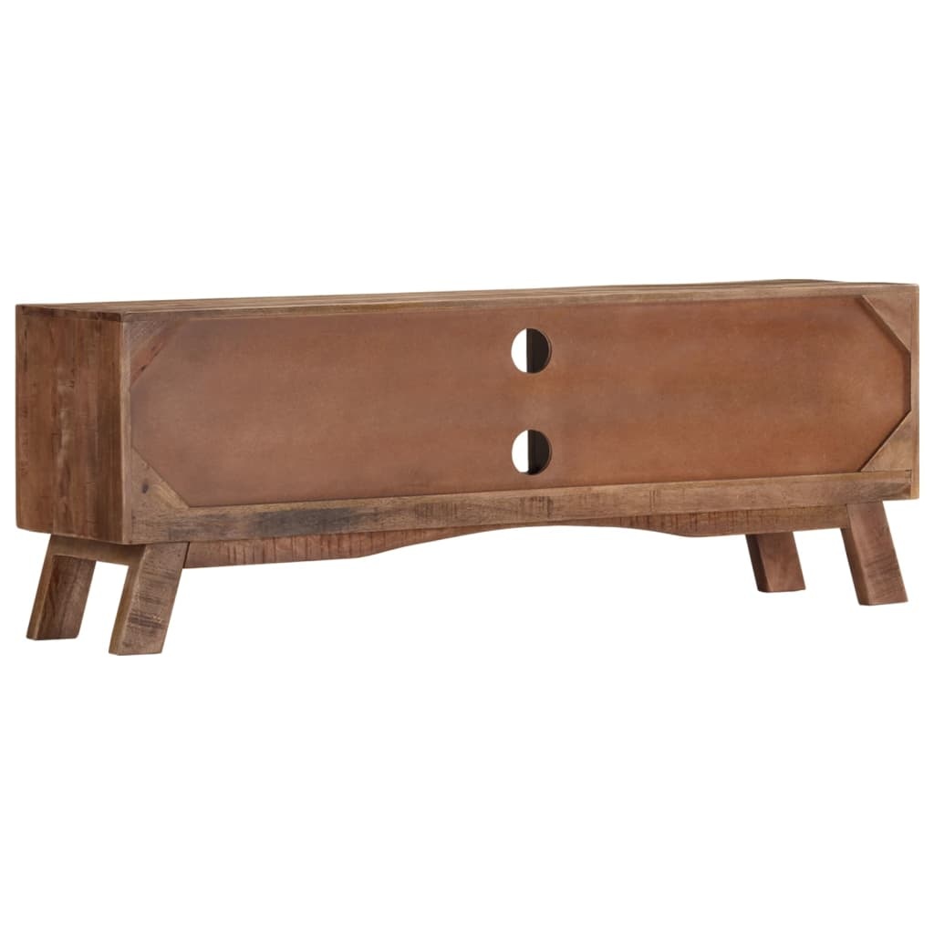 Tv-meubel 110x30x40 cm ruw mangohout