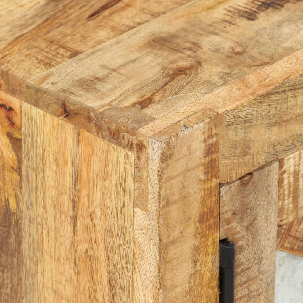 Tv-meubel 110x30x45 cm ruw mangohout