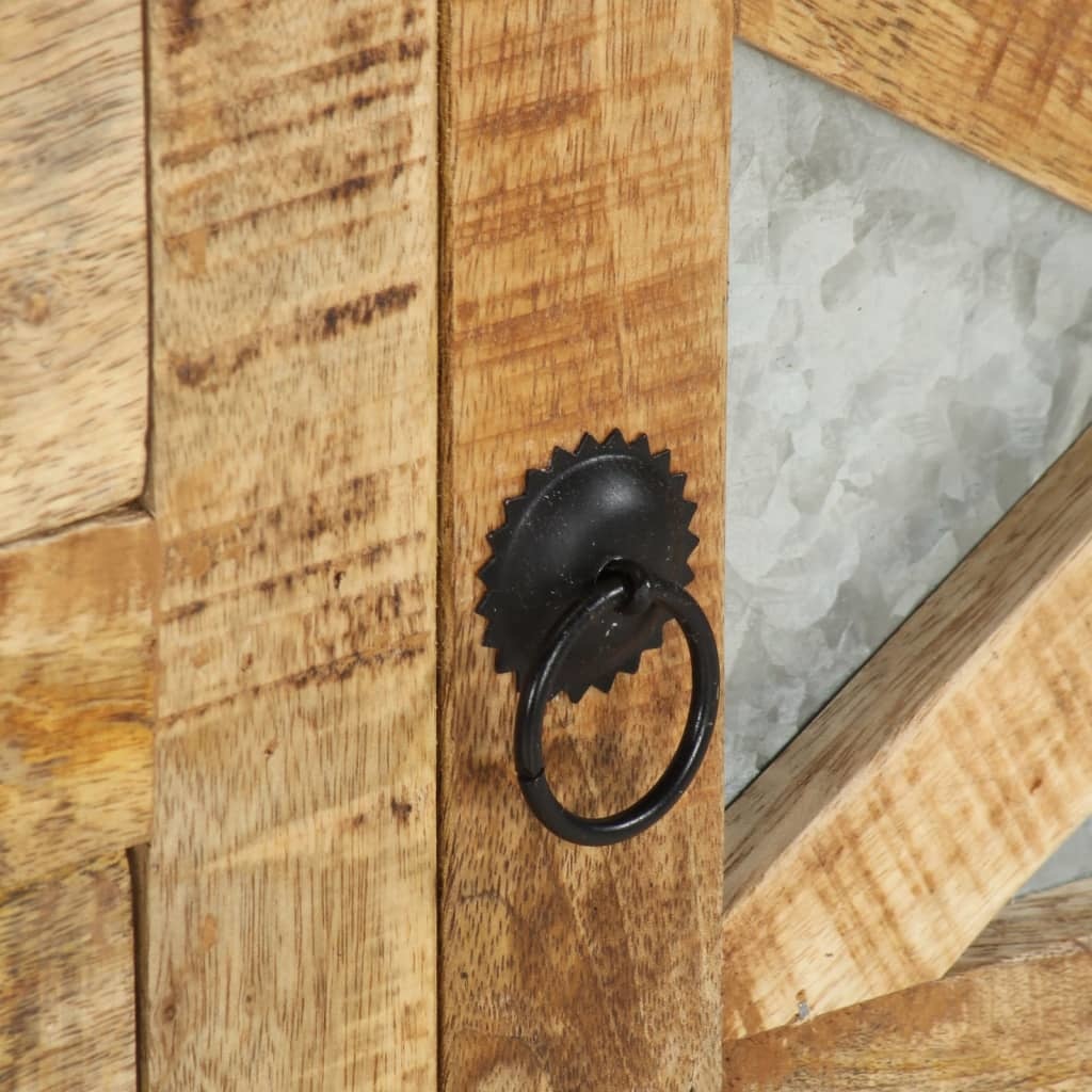 Tv-meubel 110x30x45 cm ruw mangohout