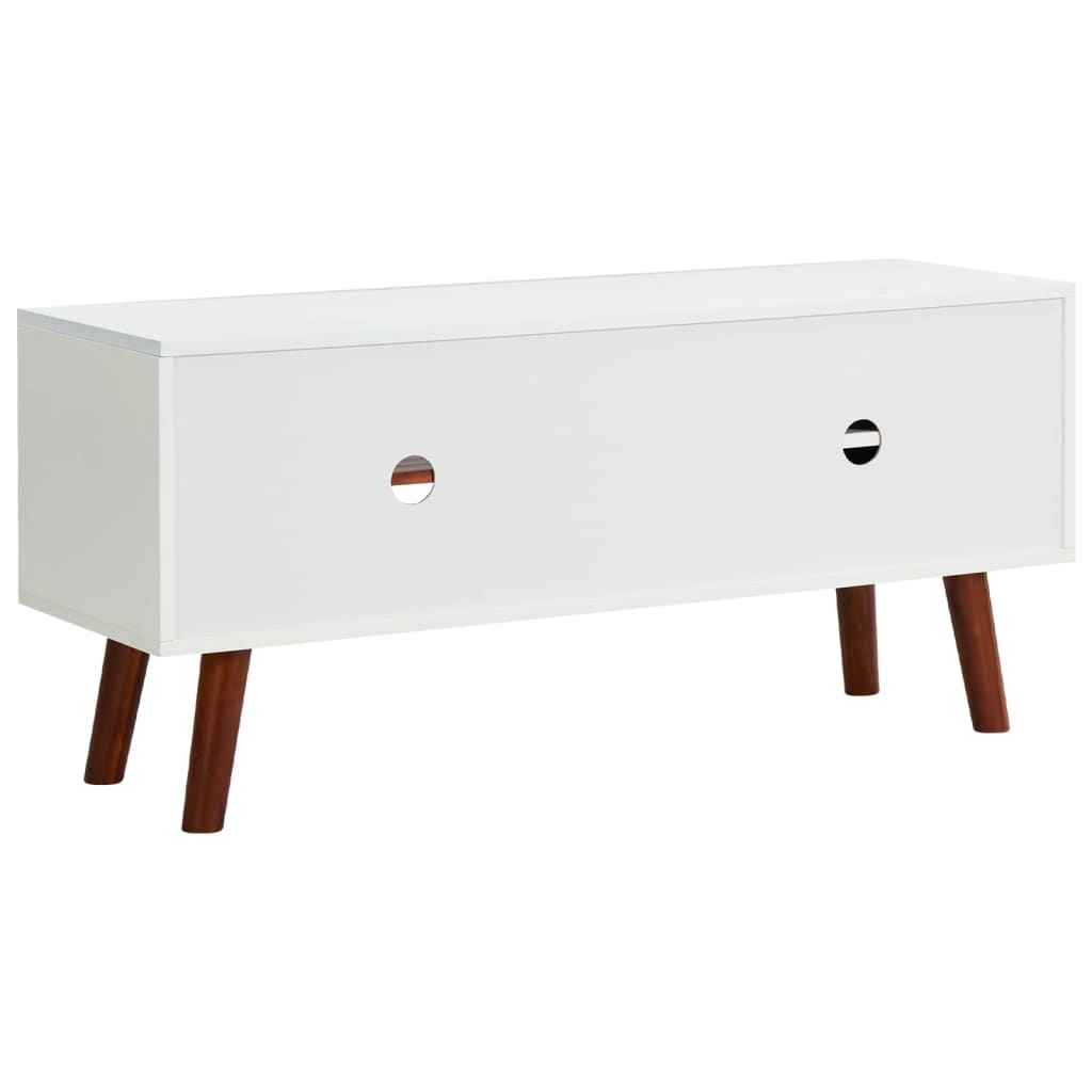 Tv-meubel 110x35x50 cm massief acaciahout en MDF