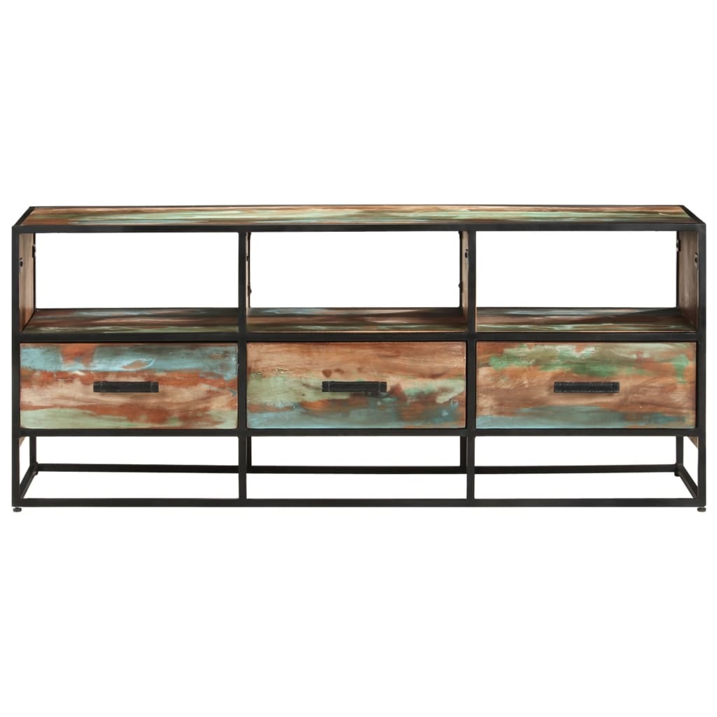 Tv-meubel 110x30x45 cm massief gerecycled hout