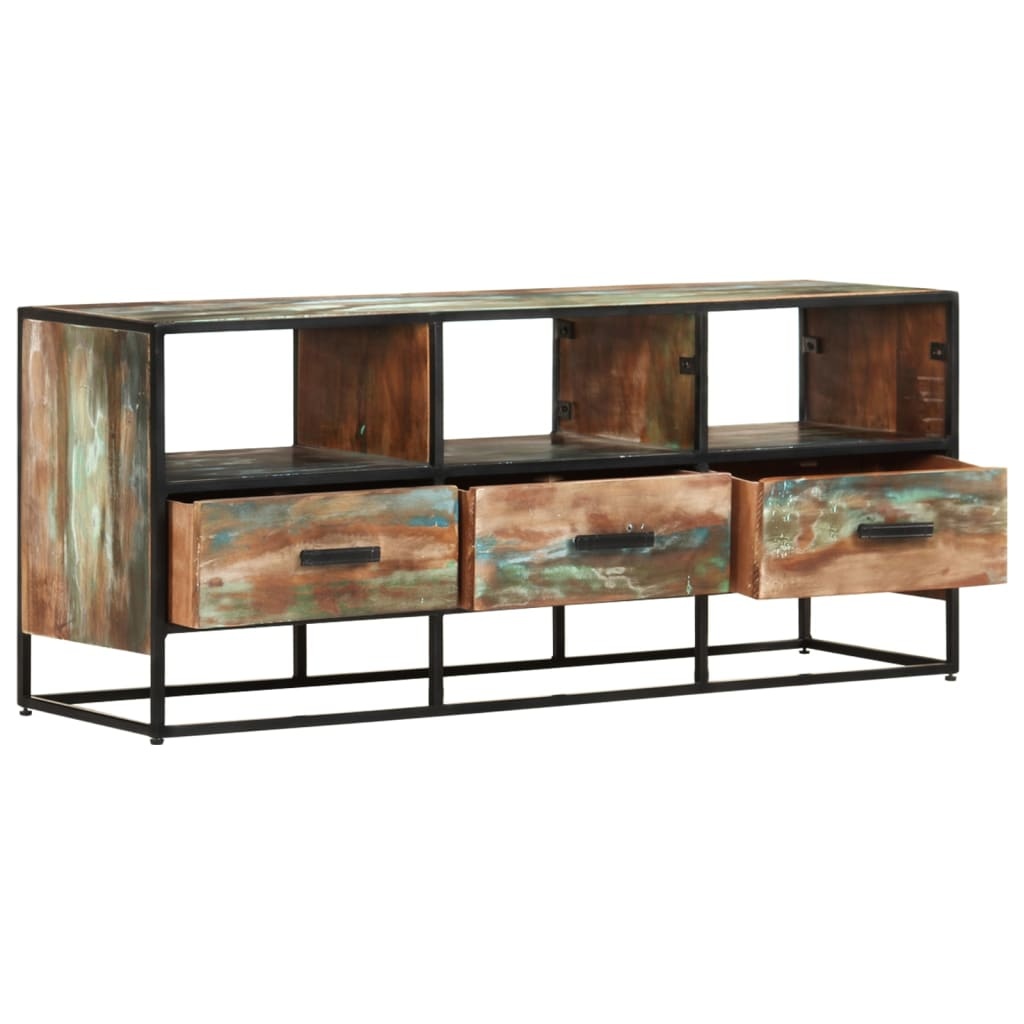 Tv-meubel 110x30x45 cm massief gerecycled hout