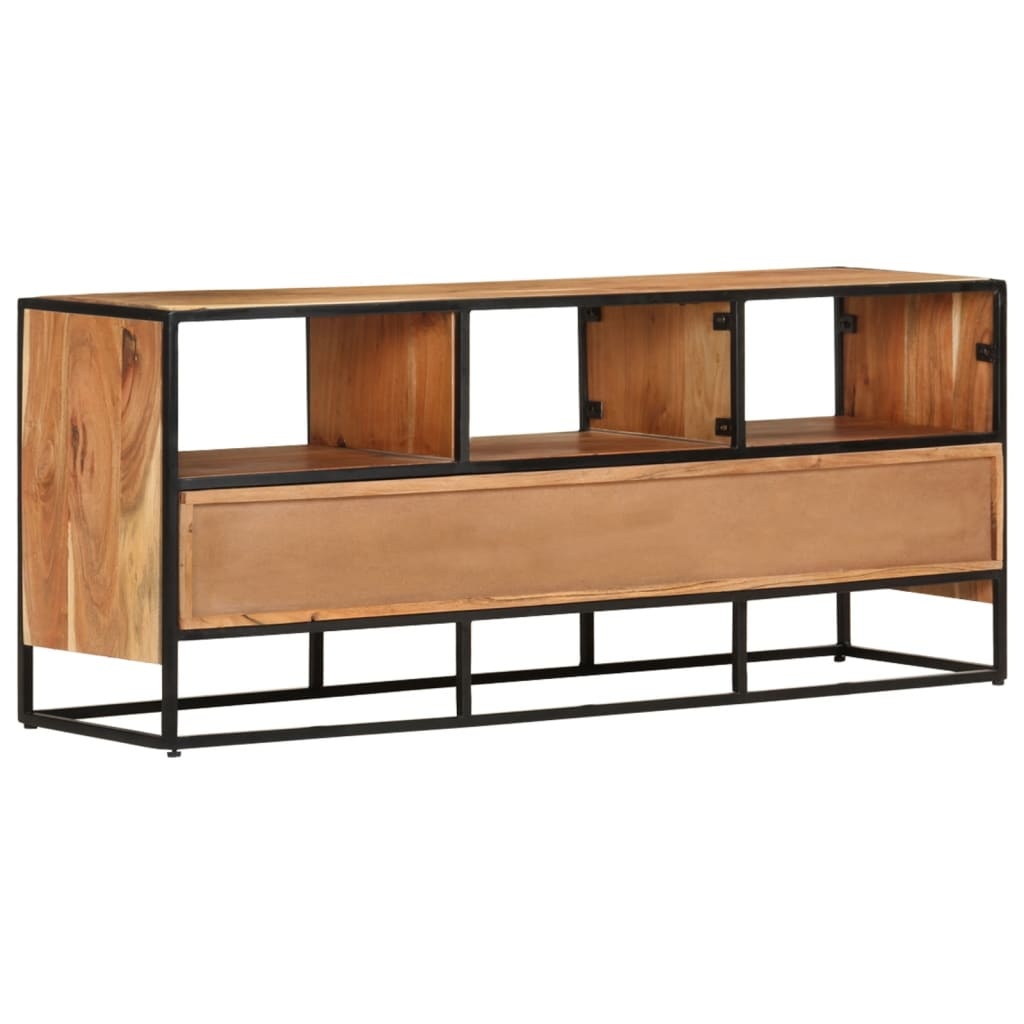 Tv-meubel 110x30x45 cm massief acaciahout