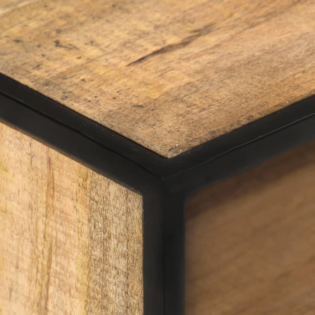 Tv-meubel 110x30x45 cm ruw mangohout