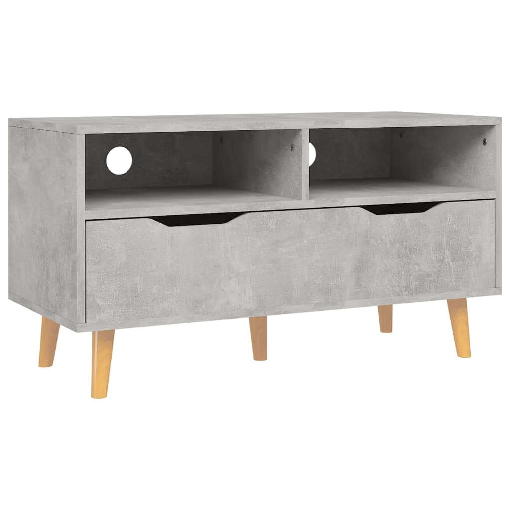 Tv-meubel 90x40x48,5 cm spaanplaat betongrijs