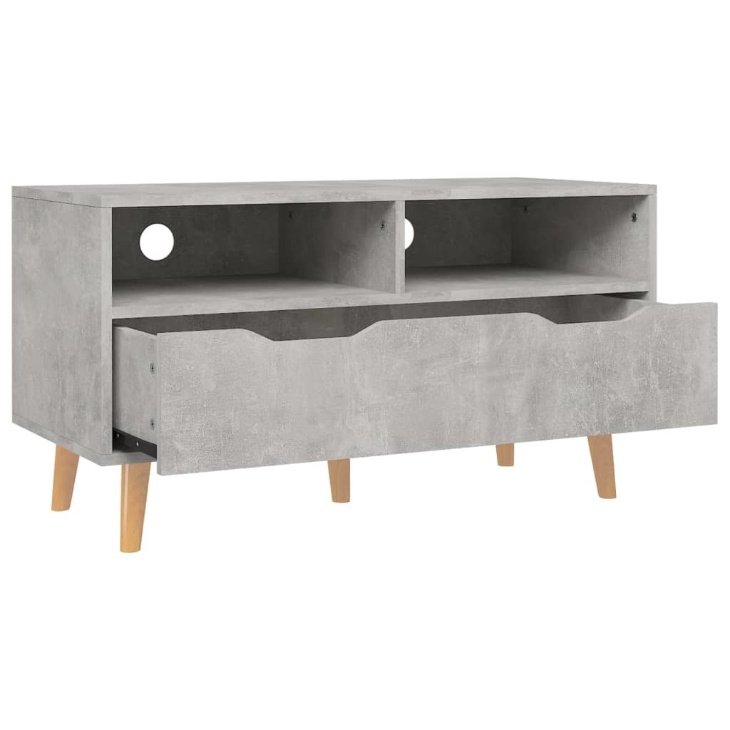 Tv-meubel 90x40x48,5 cm spaanplaat betongrijs