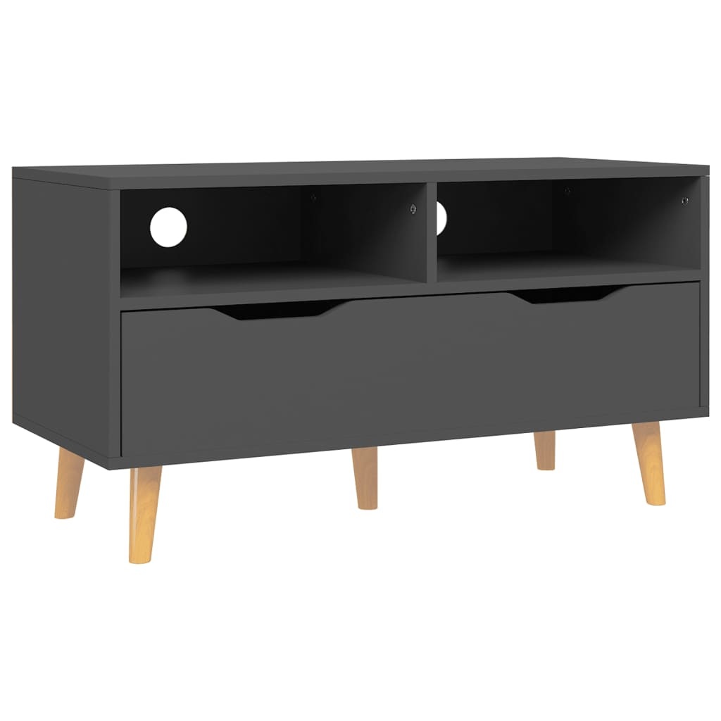 Tv-meubel 90x40x48,5 cm spaanplaat grijs