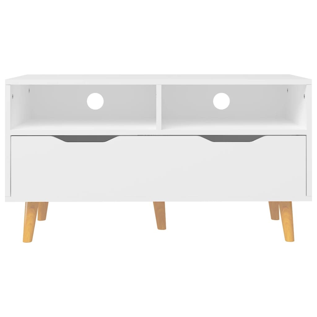 Tv-meubel 90x40x48,5 cm spaanplaat wit