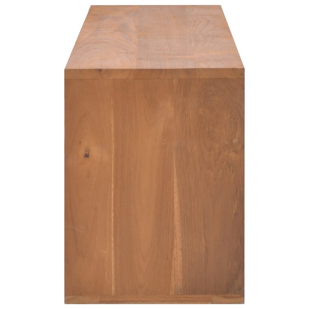 Tv-meubel 110x30x40 cm massief teakhout