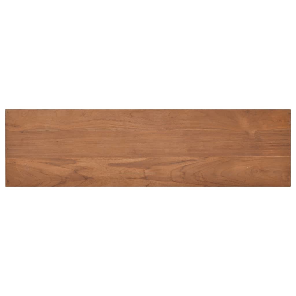 Tv-meubel 110x30x40 cm massief teakhout