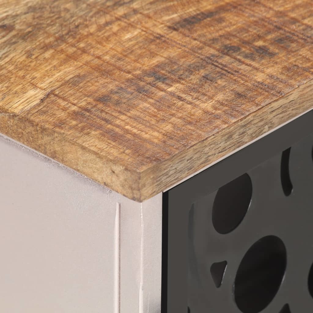 Tv-meubel 120x30x40 cm ruw mangohout