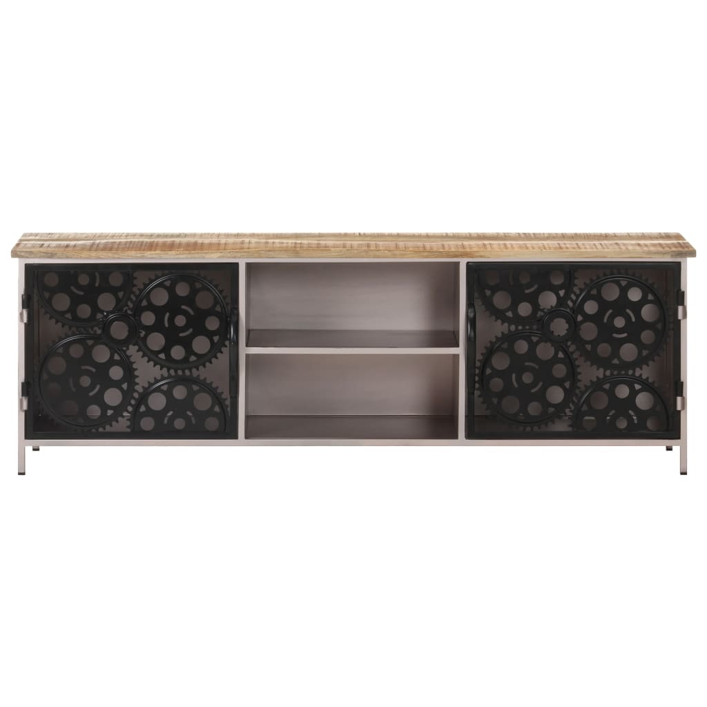 Tv-meubel 120x30x40 cm ruw mangohout