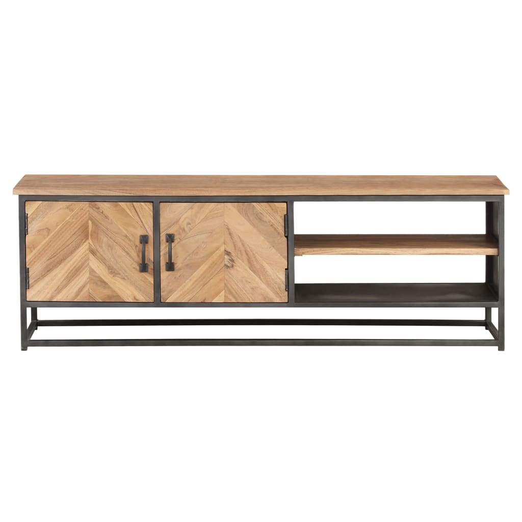 Tv-meubel 120x30x40 cm massief acaciahout