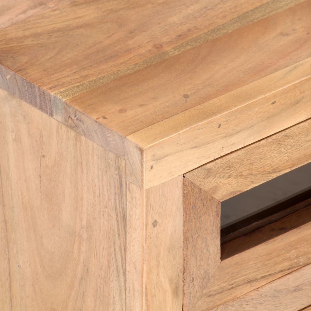 Tv-meubel 110x30x40 cm massief acaciahout