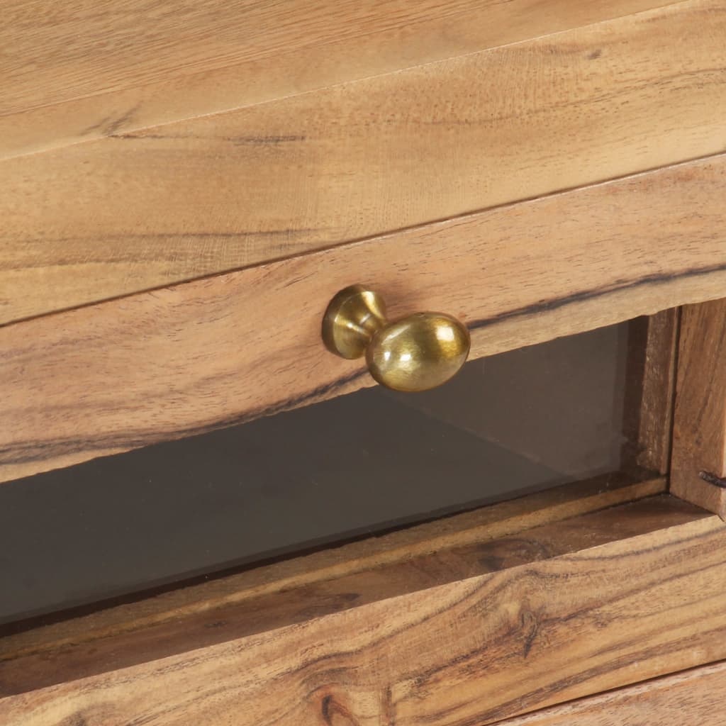 Tv-meubel 110x30x40 cm massief acaciahout