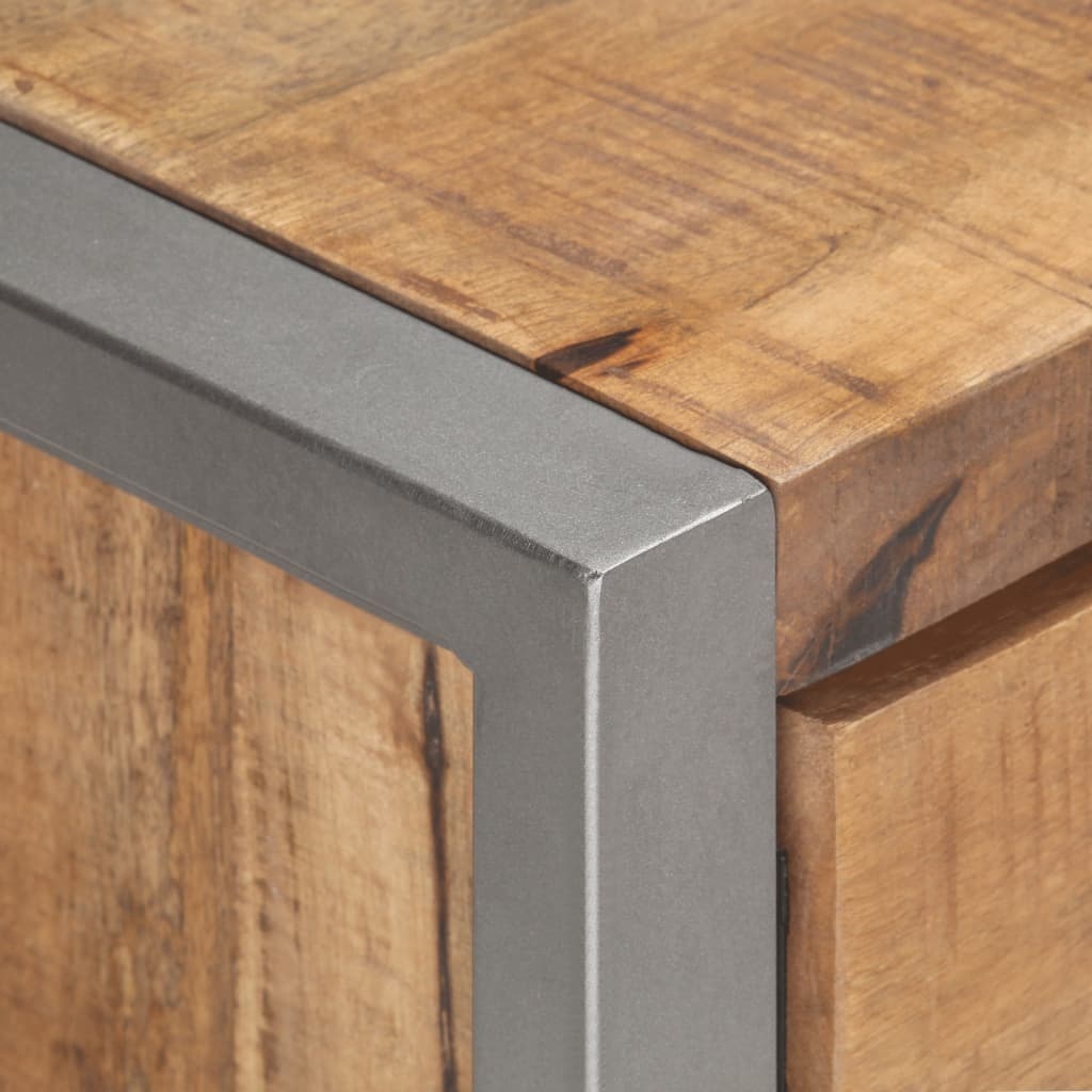 Tv-meubel 120x30x40 cm ruw mangohout