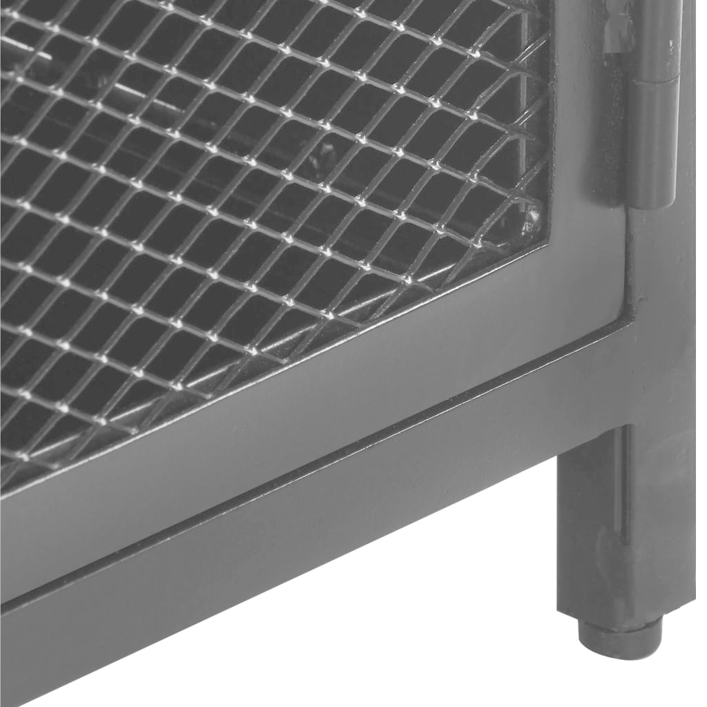 Tv-meubel 130x30x37 cm massief ruw mangohout