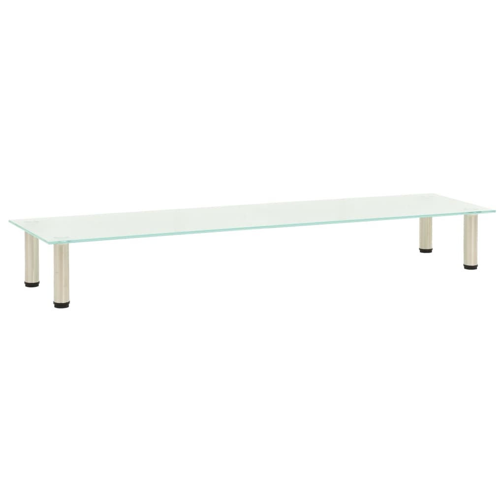 Tv-meubel 140x35x17 cm gehard glas mat