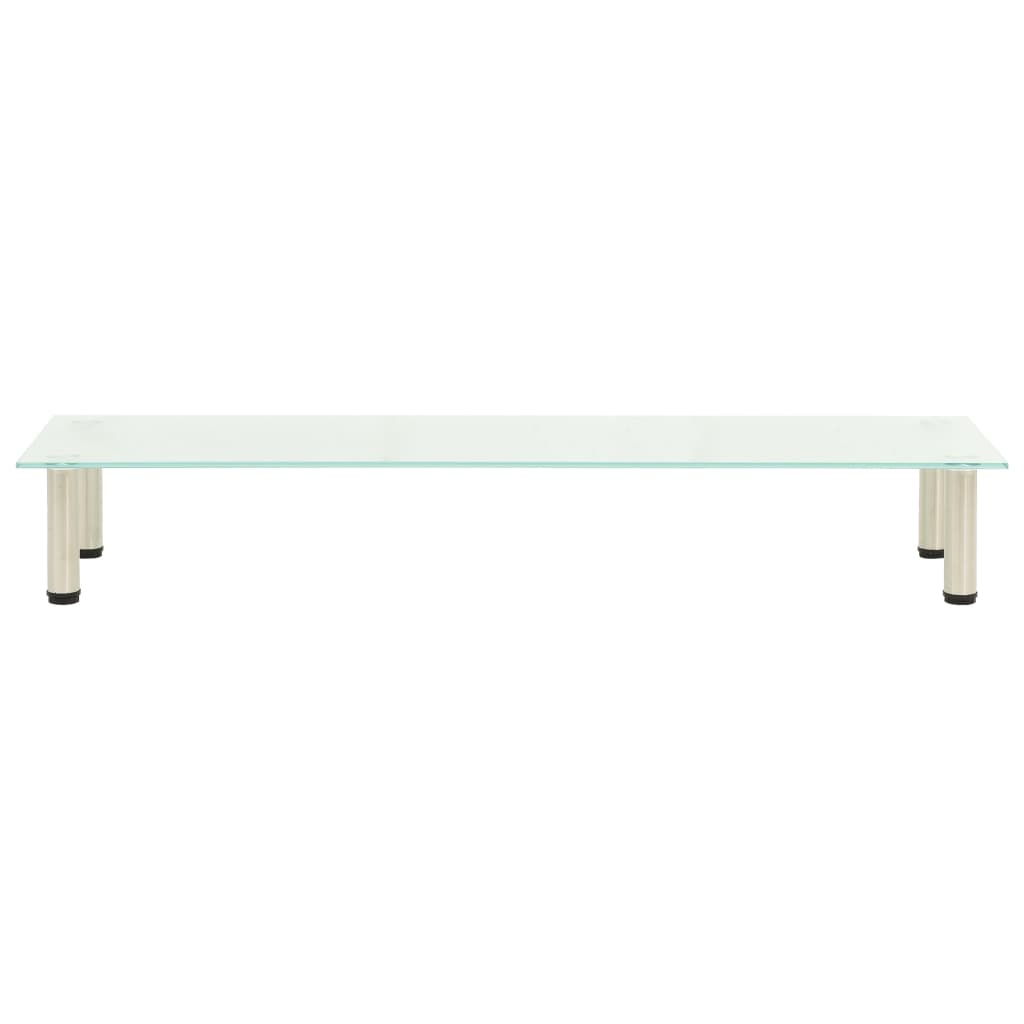 Tv-meubel 140x35x17 cm gehard glas mat