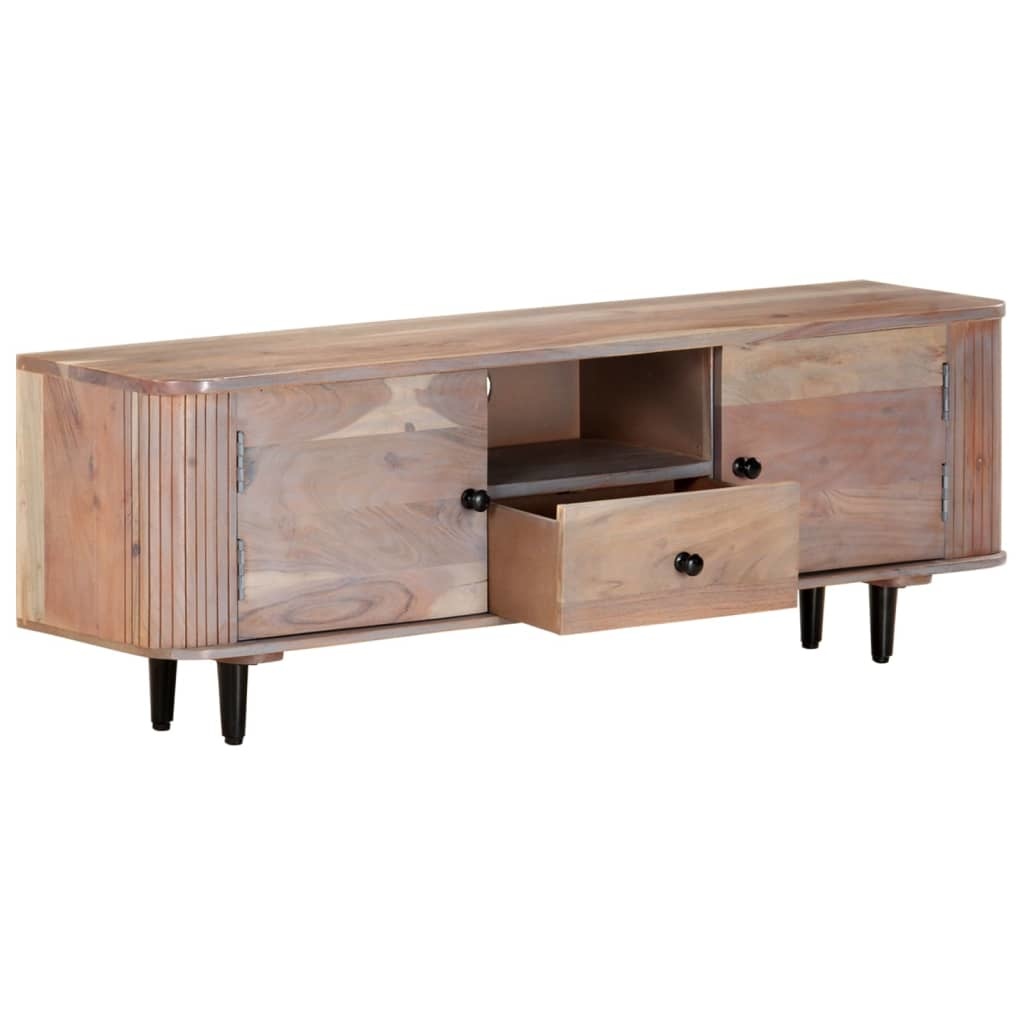 Tv-meubel 118x30x40 cm massief acaciahout