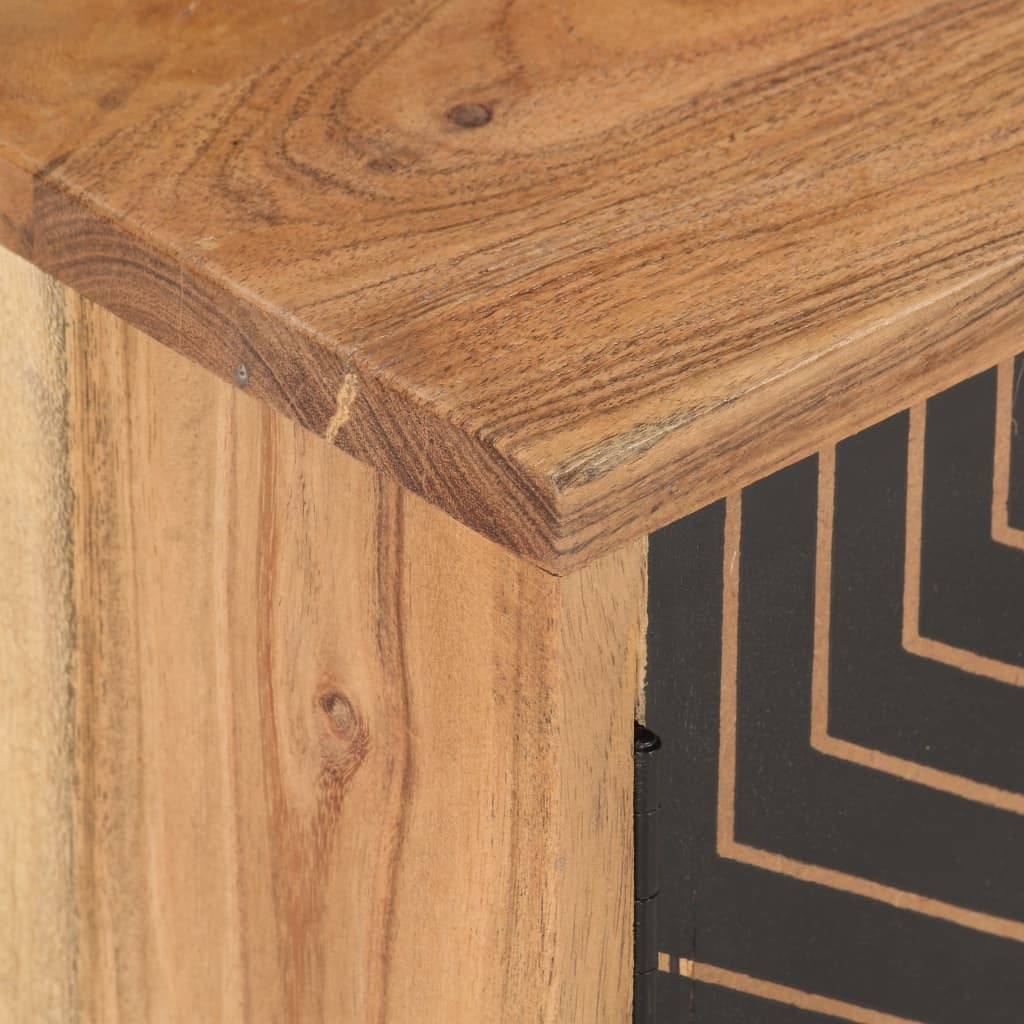 Tv-meubel 115x30x39 cm massief acaciahout