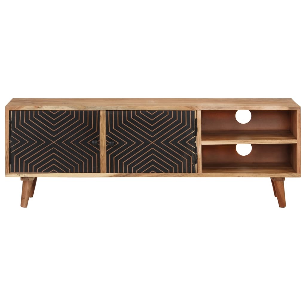 Tv-meubel 115x30x39 cm massief acaciahout