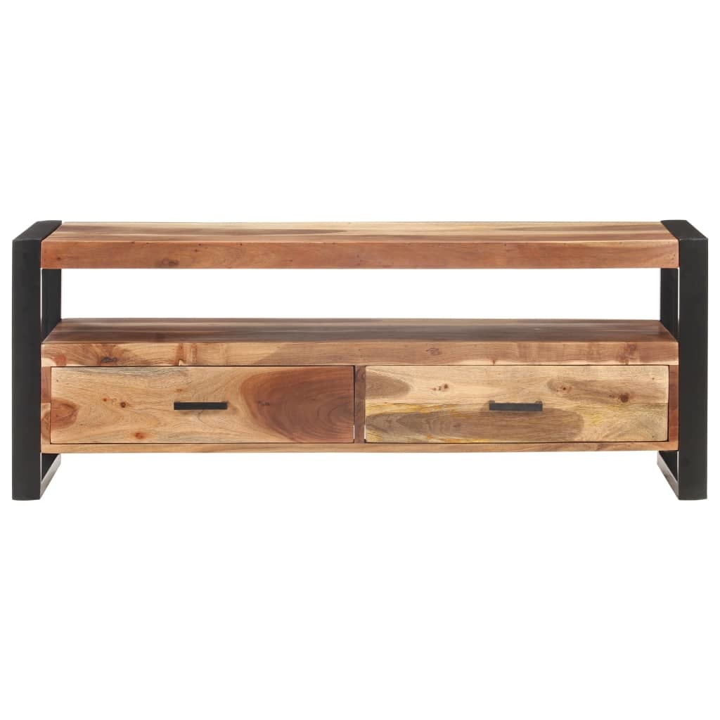 Tv-meubel 120x35x45 cm hout met honingkleurige afwerking