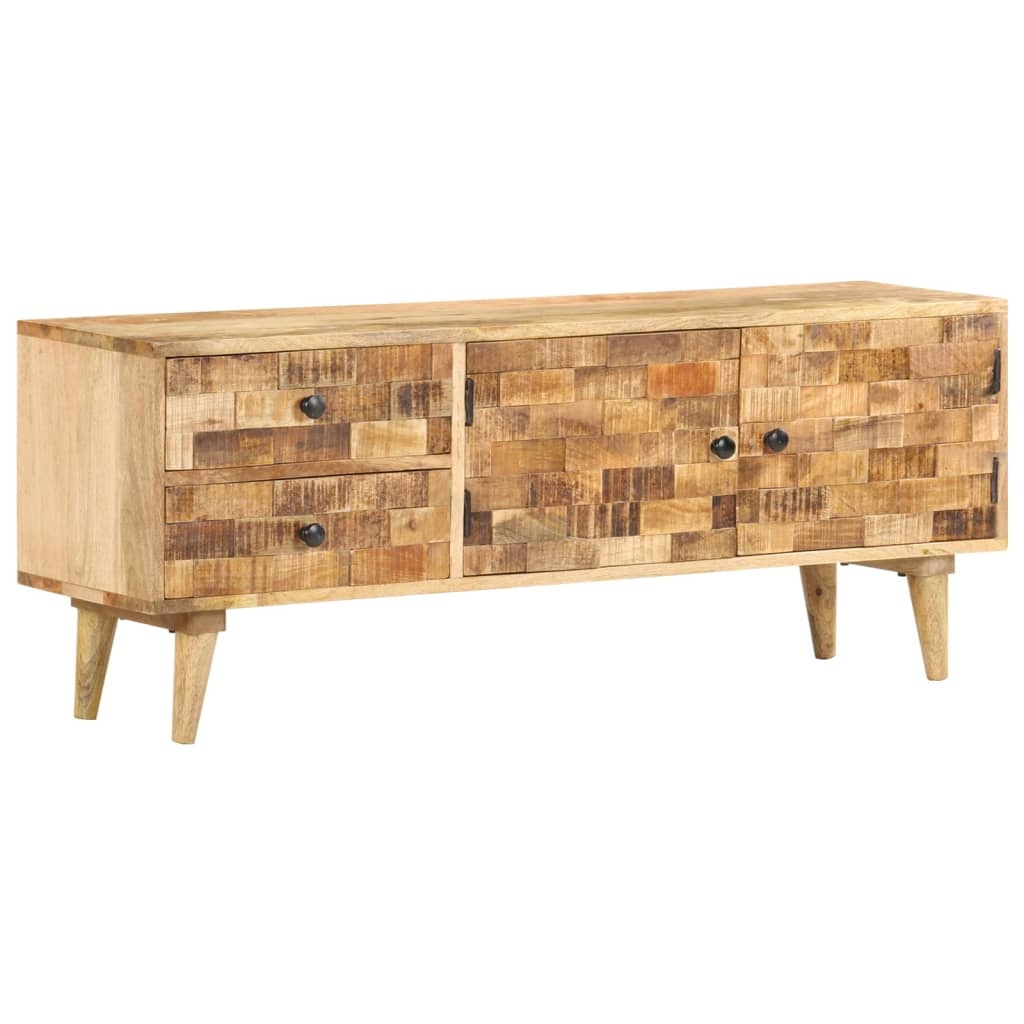 Tv-meubel 120x30x45 cm massief mangohout