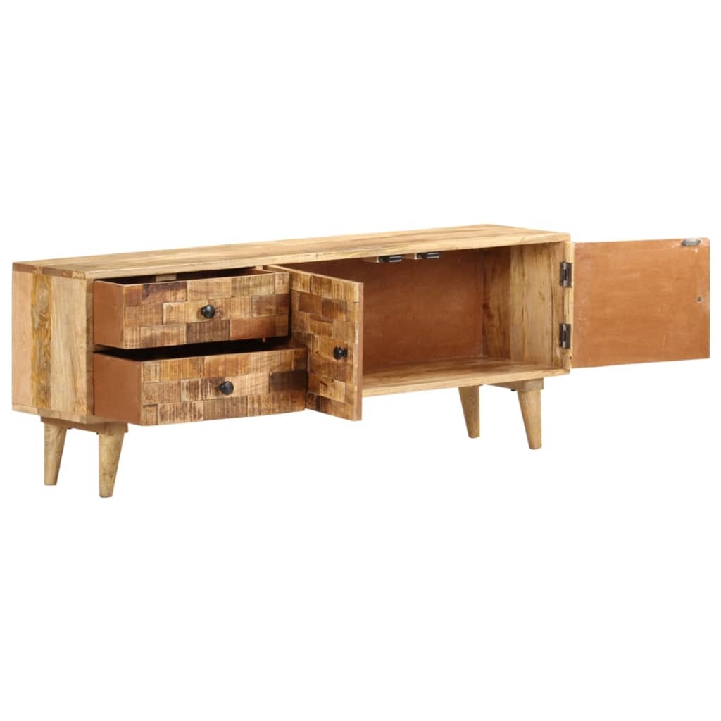 Tv-meubel 120x30x45 cm massief mangohout