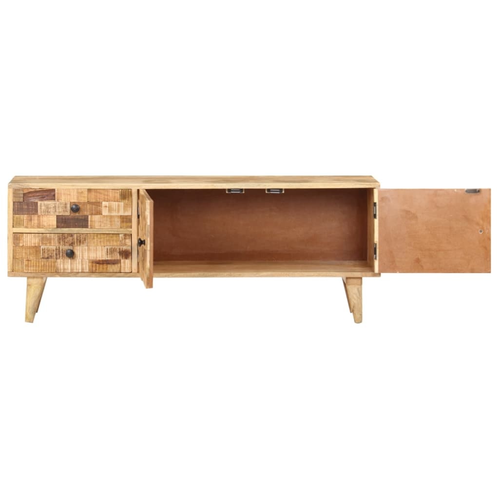 Tv-meubel 120x30x45 cm massief mangohout