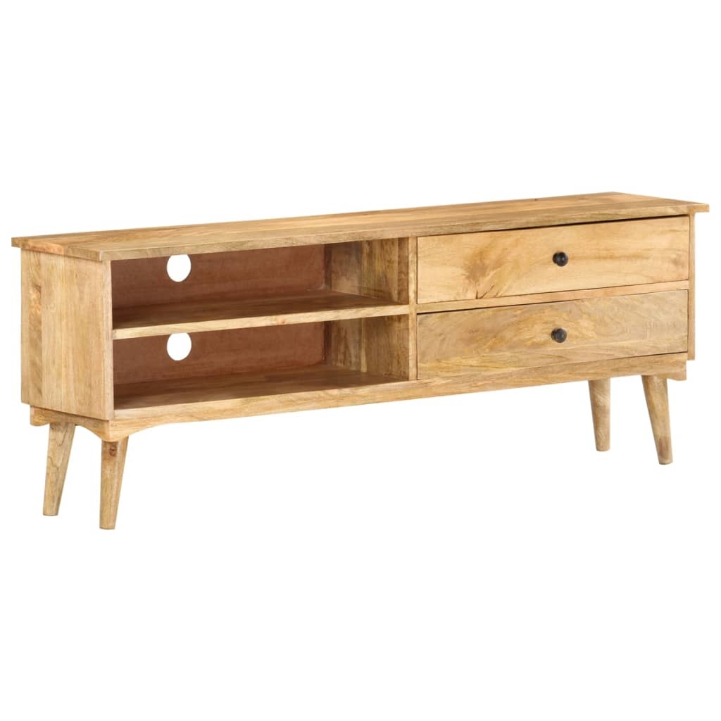 Tv-meubel 140x30x50 cm massief mangohout