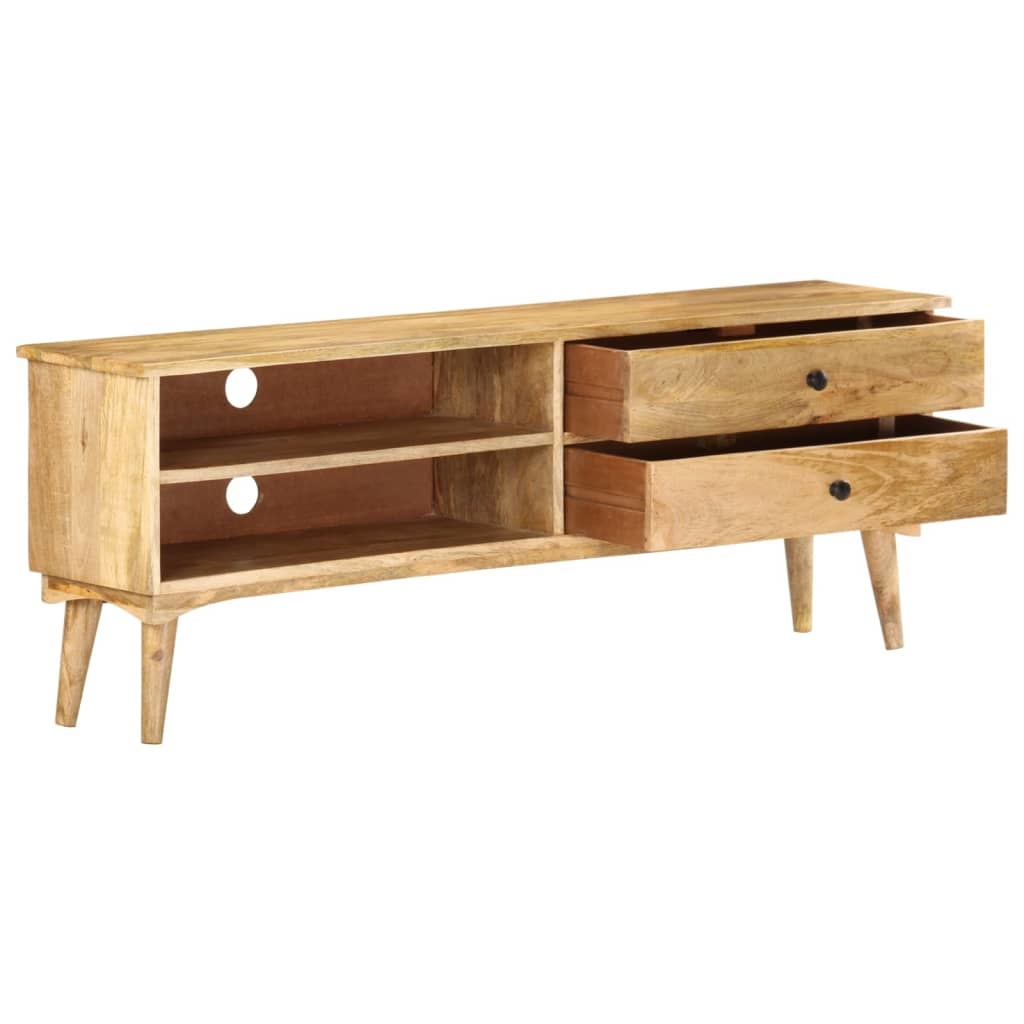 Tv-meubel 140x30x50 cm massief mangohout