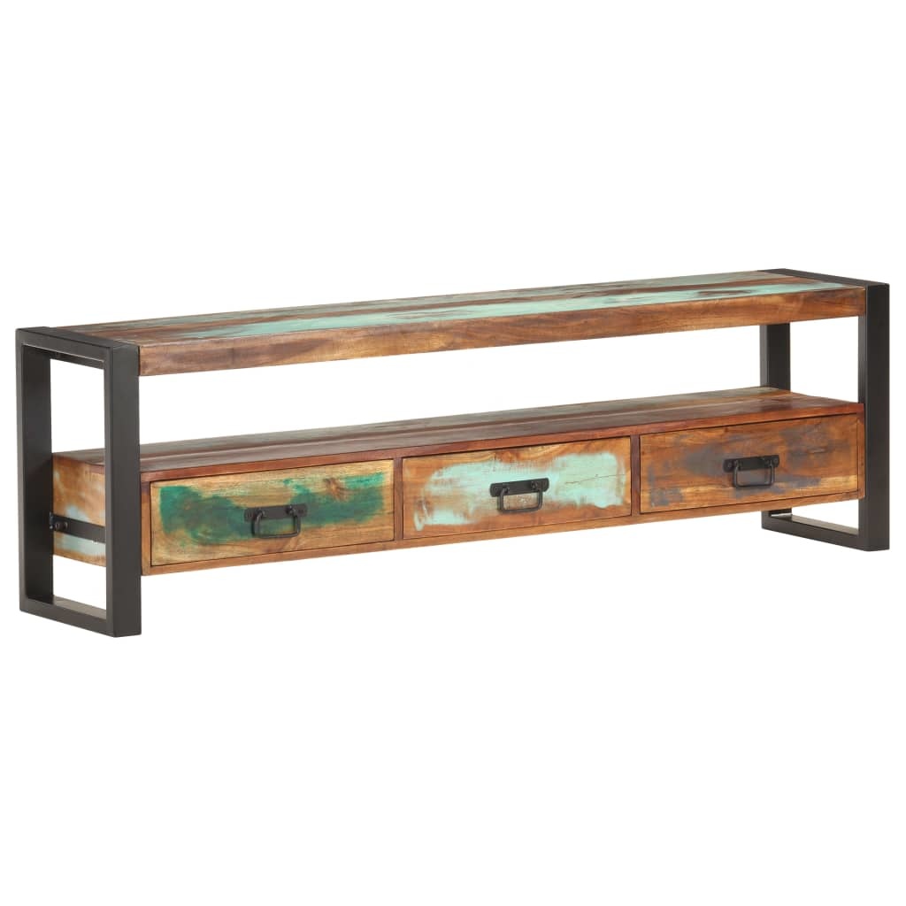 Tv-meubel 150x30x45 cm massief gerecycled hout
