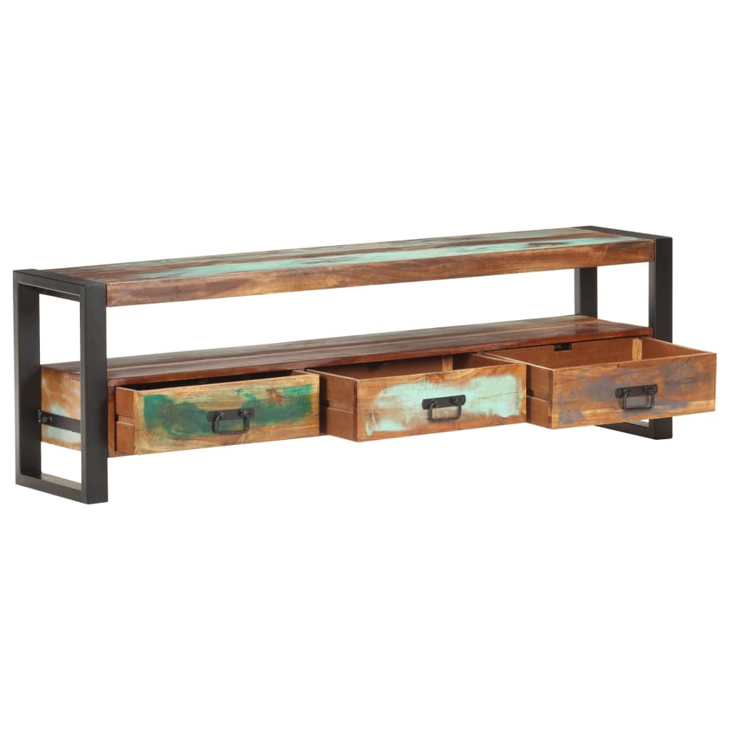 Tv-meubel 150x30x45 cm massief gerecycled hout