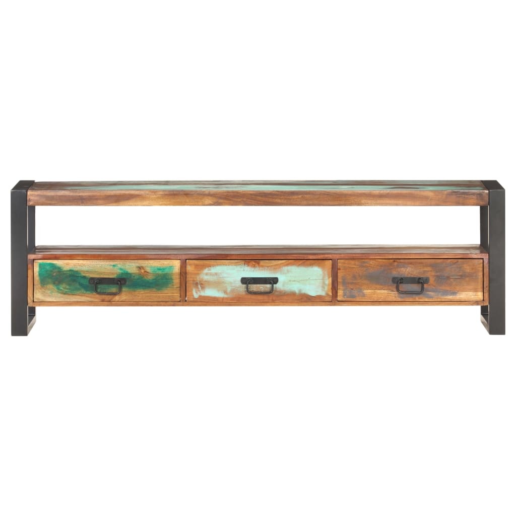 Tv-meubel 150x30x45 cm massief gerecycled hout