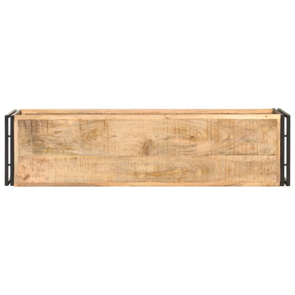 Tv-meubel 120x30x40 cm ruw mangohout