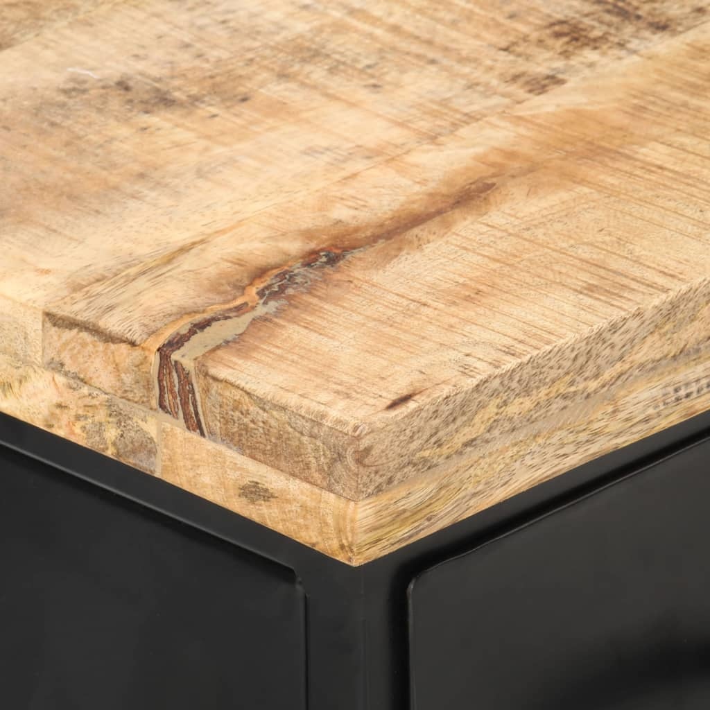 Tv-meubel 90x30x41 cm ruw mangohout