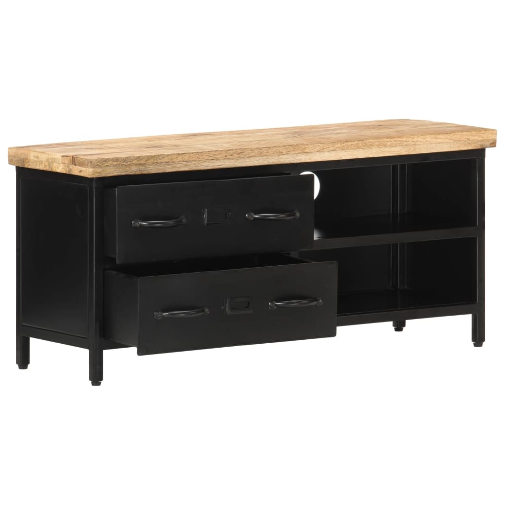 Tv-meubel 90x30x41 cm ruw mangohout