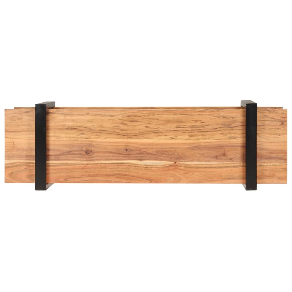 Tv-meubel 130x40x40 cm massief acaciahout