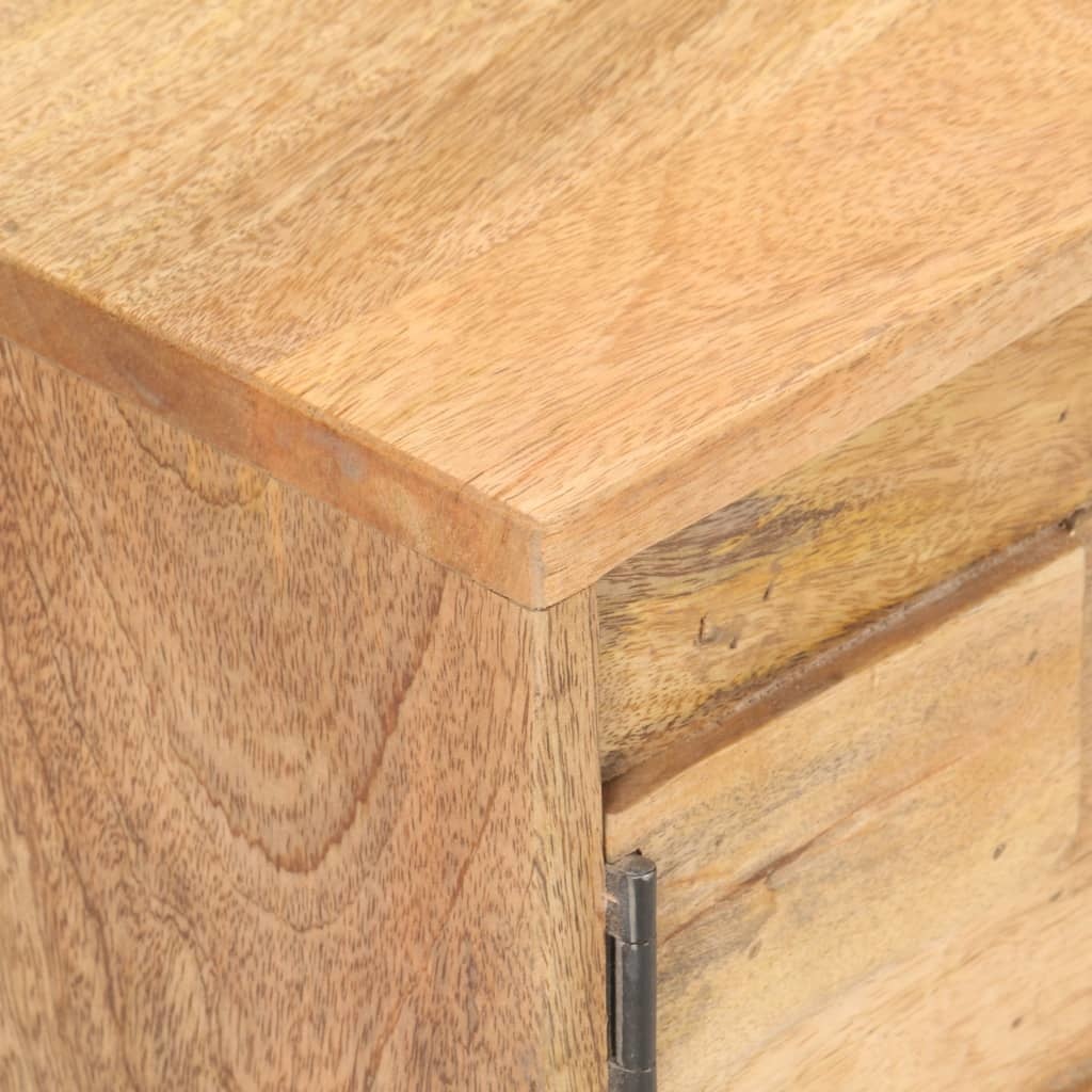 Tv-meubel 116x30x35 cm massief mangohout