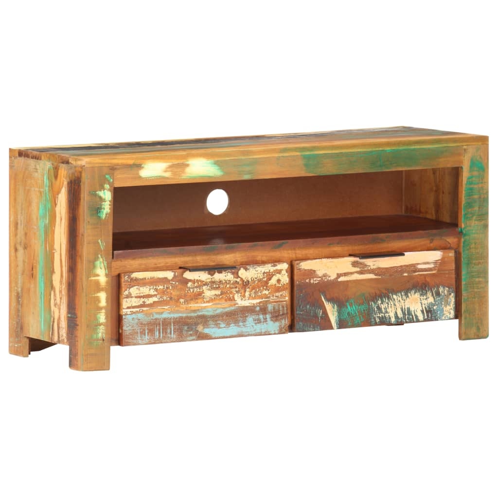 Tv-meubel 90x30x40 cm massief gerecycled hout