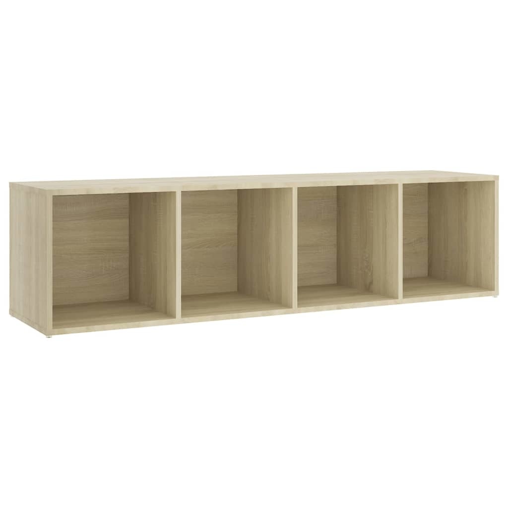 Tv-meubelen 3 st 142,5x35x36,5 cm spaanplaat sonoma eikenkleur