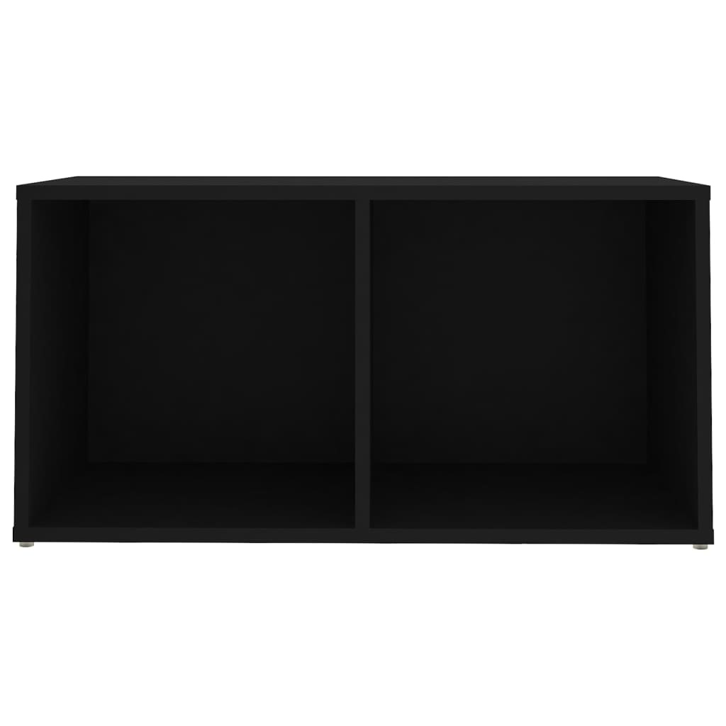 Tv-meubelen 2 st 72x35x36,5 cm spaanplaat zwart