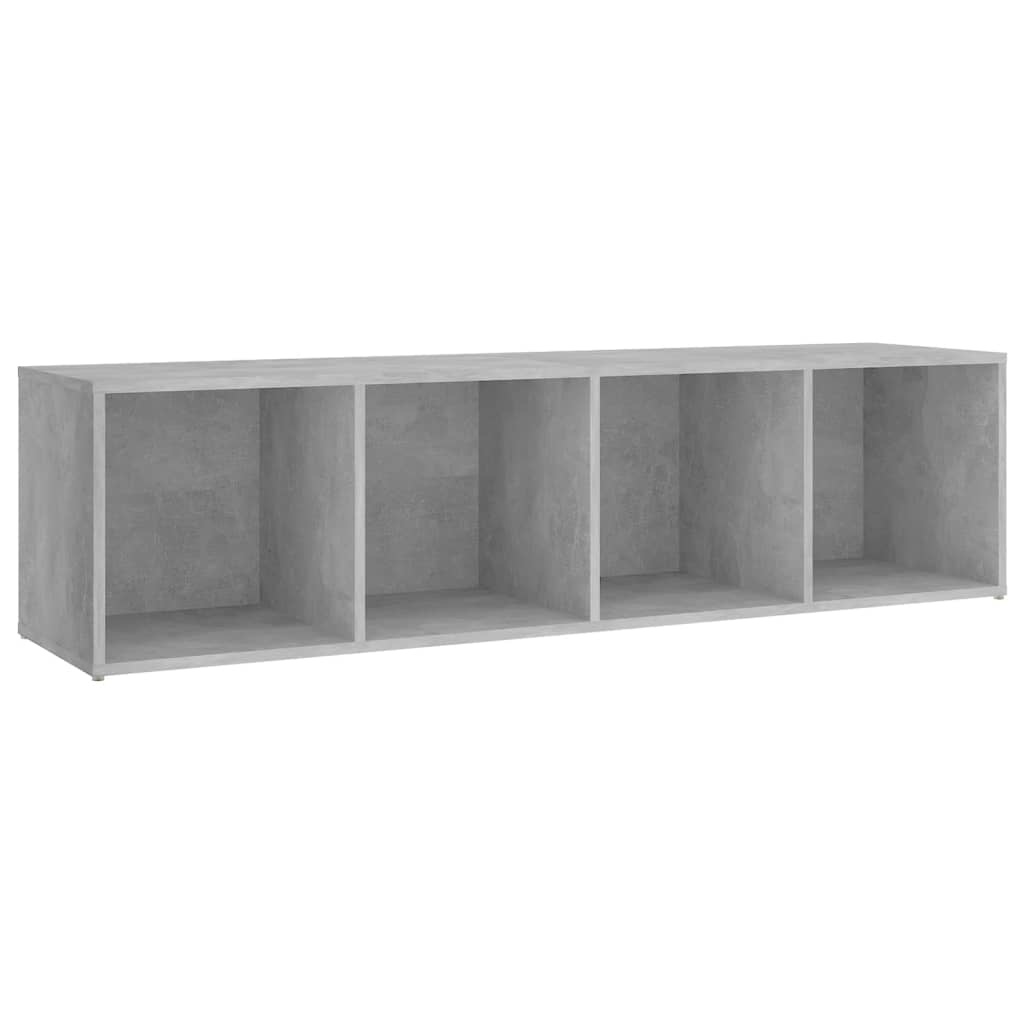 Tv-meubelen 2 st 142,5x35x36,5 cm spaanplaat betongrijs