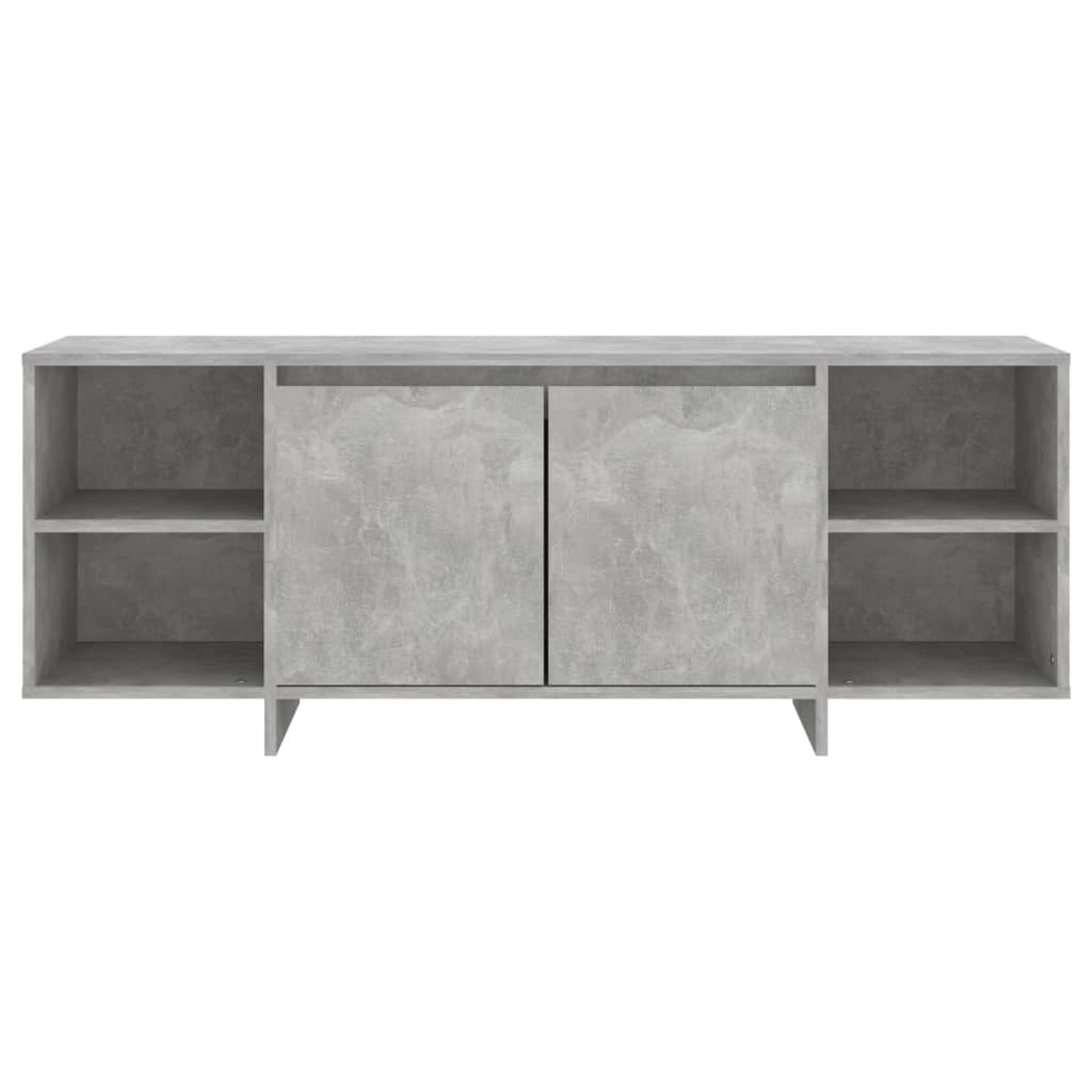 Tv-meubel 130x35x50 cm spaanplaat betongrijs