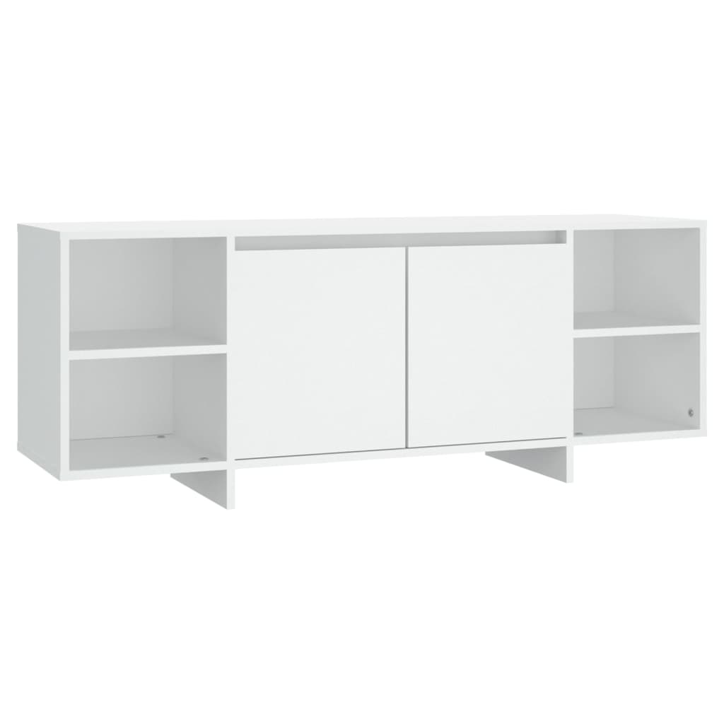 Tv-meubel 130x35x50 cm spaanplaat wit