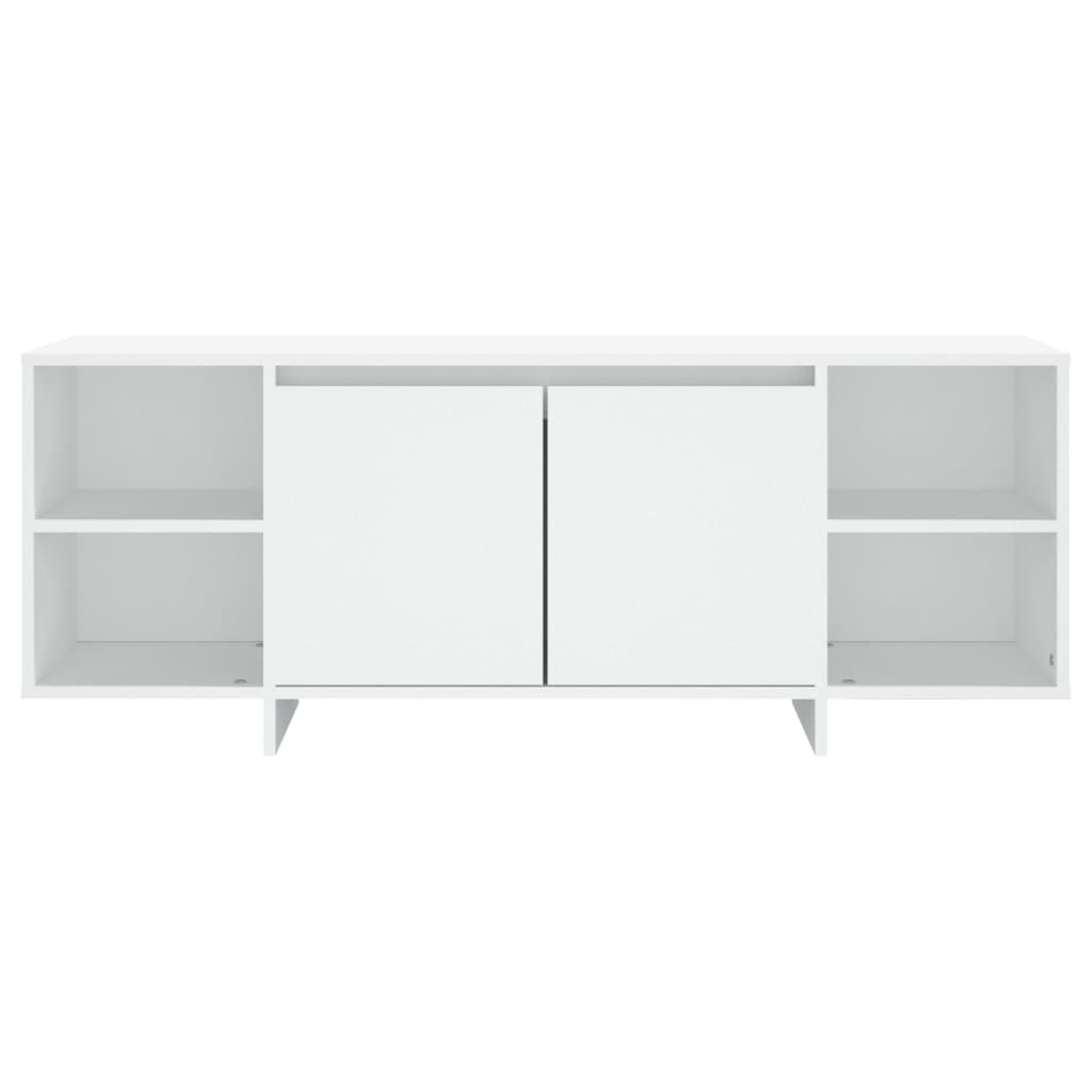 Tv-meubel 130x35x50 cm spaanplaat wit