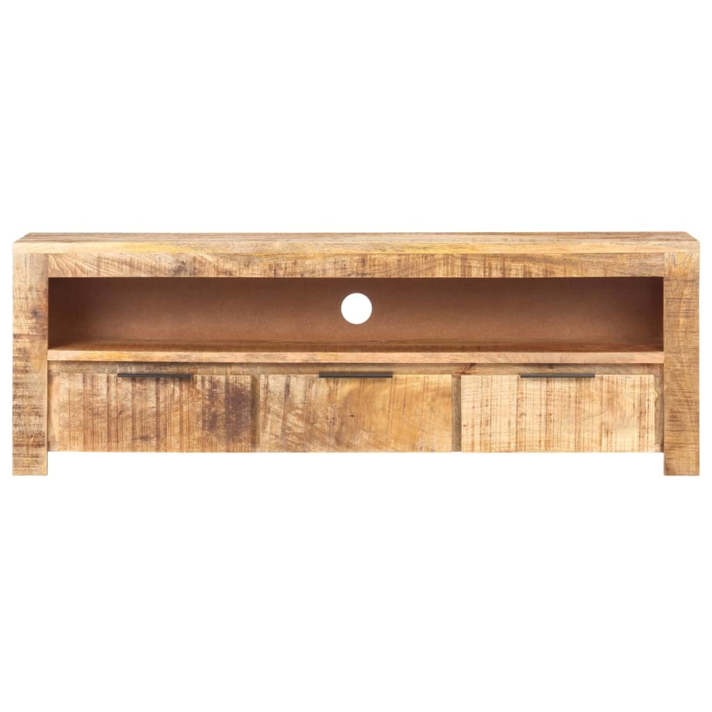 Tv-meubel 119x30x41 cm ruw mangohout