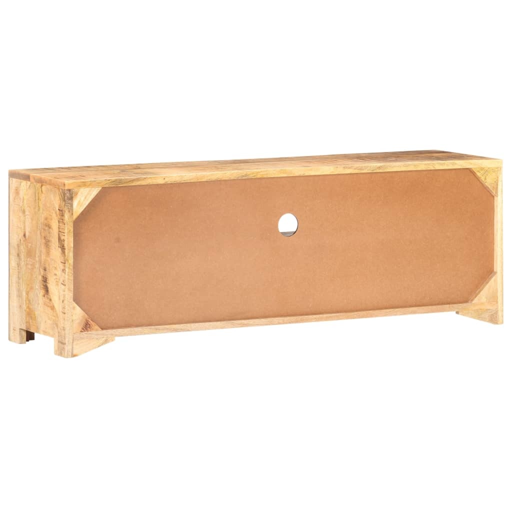 Tv-meubel 119x30x41 cm ruw mangohout