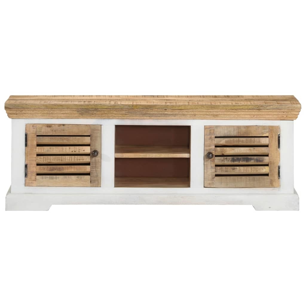 Tv-meubel 110x30x40 cm massief mangohout